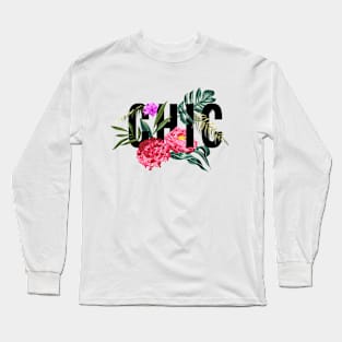 Floral Chic Long Sleeve T-Shirt